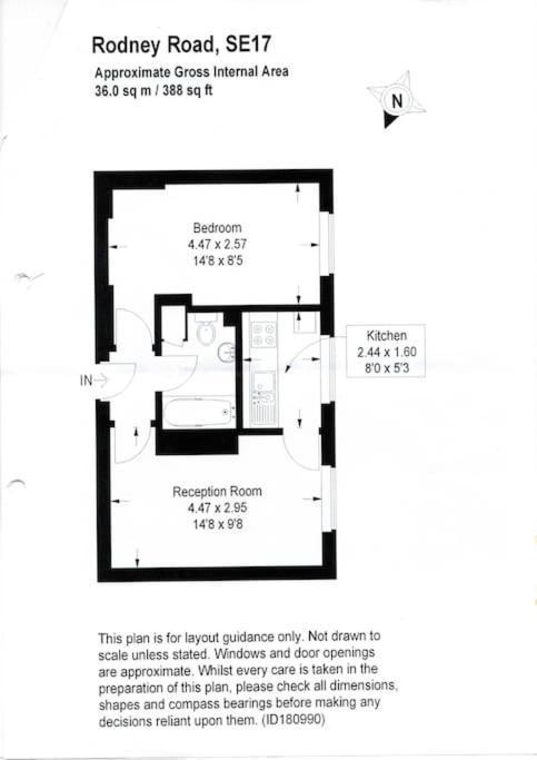 לונדון Central 1 Bedroom Apartment *Zone 1* Elephant And Castle מראה חיצוני תמונה